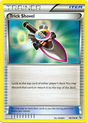 Pokemon Trading Card Game Trick Shovel 98/106 Uncommon Trainer XY Flashfire Pokemon