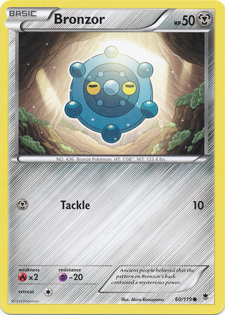 Pokemon Trading Card Game Bronzor 60/119 Reverse Holo Common