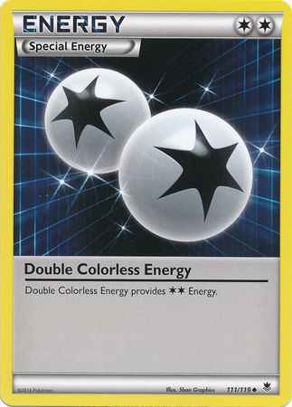 Pokemon Trading Card Game Double Colorless Energy 111/119 Uncommon