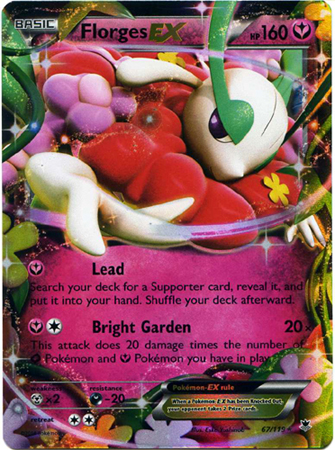 Pokemon Trading Card Game Florges EX 67/119 Ultra Rare XY Phantom Forces