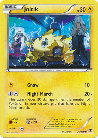 Pokemon Trading Card Game Joltik 26/119 Common