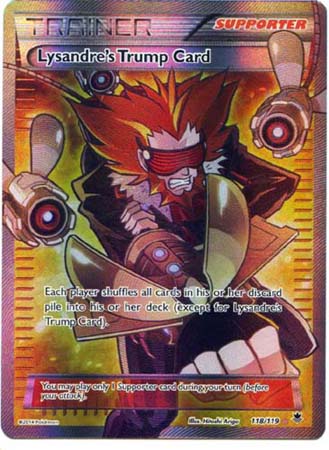 Pokemon Trading Card Game Lysandre's Trump Card 118/119 Full Art Ultra Rare