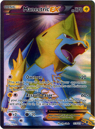 Pokemon Trading Card Game Manectric EX 113/119 Full ArtUltra Rare