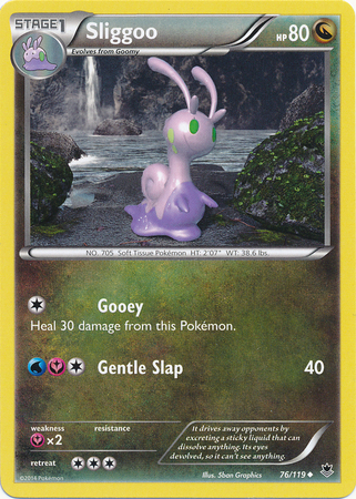 Pokemon Trading Card Game Sliggoo 76/119 Uncommon