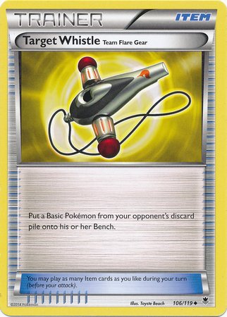 Pokemon Trading Card Game Target Whistle 106/119 Trainer Uncommon