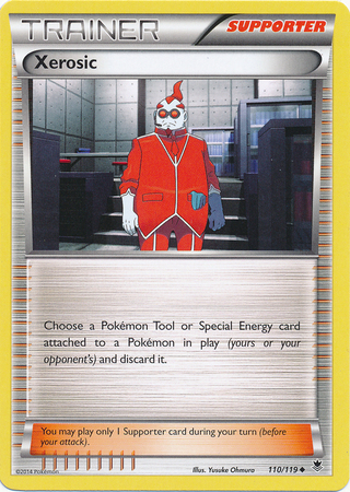 Pokemon Trading Card Game Xerosic 110/119 Trainer Uncommon