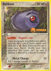 Pokemon Cards Beldum Winner Promo