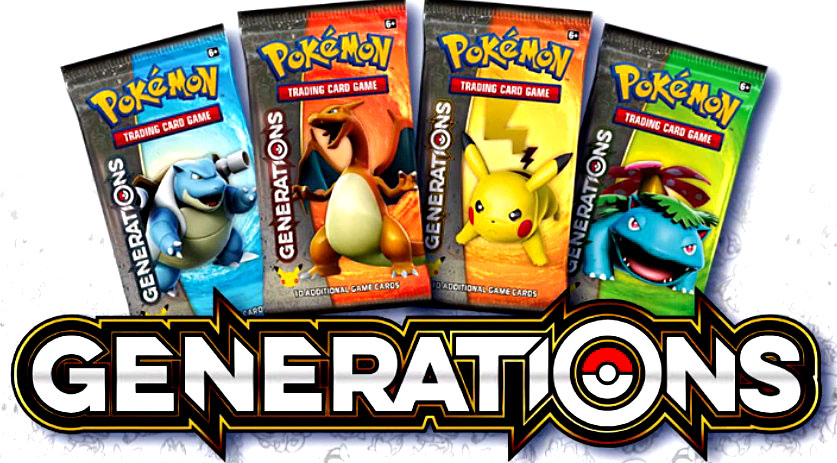 Pokemon Trading Card Game Generations Booster Packs