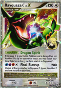 Pokemon cards Rayquaza C LV.X Supreme Victors Platinum Series