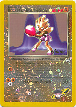 Pokemon Promo Hitmonchan #9 Rockets Best Winner Holofoil