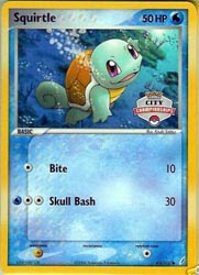 Pokemon Cards Squirtle City Championship Promo