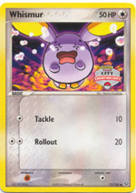 Whismur City Champ Promo