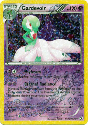 Pokemon Trading Card Game Gardevoir RC10/RC25 Radiant Collection Holo Uncommon Black & White Legendary Treasures