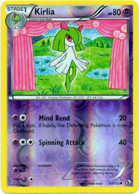 Pokemon Trading Card Game Kirlia 60/113 Reverse Holo Uncommon Black & White Legendary Treasures