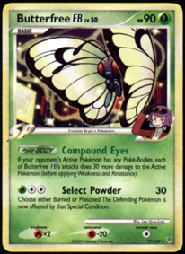 Butterfree FB - 17/147 - League Promo - Pokemon League/Organized Play Promos