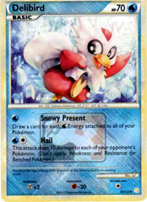 Delibird from HeartGold SoulSilver League Promo