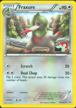 Fraxure League Promo Pokemon League/Organized Play Promos