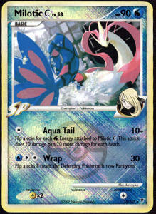 Promo Milotic C Pokemon League Promo 2009-2010