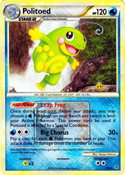 Politoed 7/95 League Promo Pokemon League/Organized Play Promos