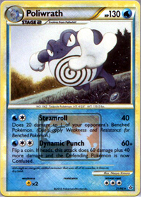 HOLO STAR 2011 POLIWRATH LEAGUE PROMO #21