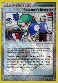 Promo Roseannes Research Pokemon League Promo 2009-2010