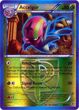 Pokemon Trading Card Game Accelgor 8/101 Reverse Holo Black & White Plasma Blast