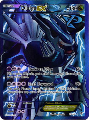 Pokemon Trading Card Game Dialga EX 99/101 Full Art Holo Rare Black & White Plasma Blast
