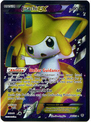 Pokemon Trading Card Game Jirachi EX 98/101 Full Art Holo Rare Black & White Plasma Blast