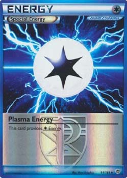 Pokemon Trading Card Game Plasma Energy 91/101 Reverse Holo Uncommon Energy Black & White Plasma Blast
