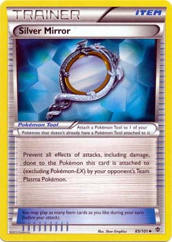 Pokemon Trading Card Game Silver Mirror 89/101 Uncommon Trainer Black & White Plasma Blast
