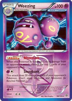 Weezing 58/135 Holo