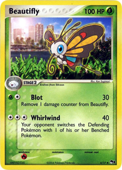 Beautifly 6/17 Pokemon POP Series 1 Promos