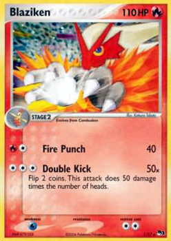 Blaziken 1 Holo Rare POP Series 1 Pokemon Promos 