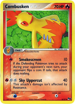 Pokemon POP Series 4 Promo Card Combusken 6/17 Uncommon