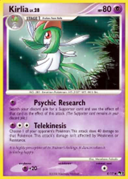 Pokemon POP Series 7 Promo Card Kirlia 8/17 Uncommon