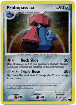 Pokemon POP Series 8 Promo Card Probopass 4/17 Holo Rare