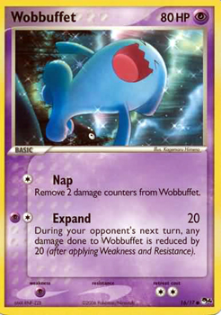 Pokemon POP Series 4 Promo Card Wobbuffet 16/17 Common