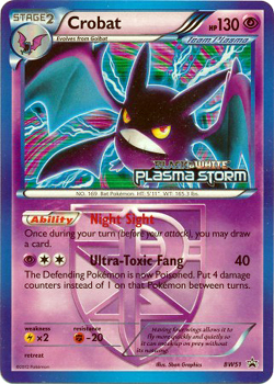 Crobat Prerelease BW51 Holo Pokemon Promo