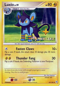 Luxio Prerelease EX Diamond and Pearl