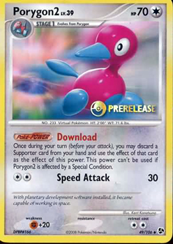 Porygon 2 Prerelease Great Encounters Promo pokemon cards