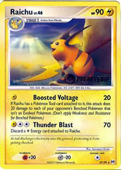 Raichu Prerelease Arceus Series