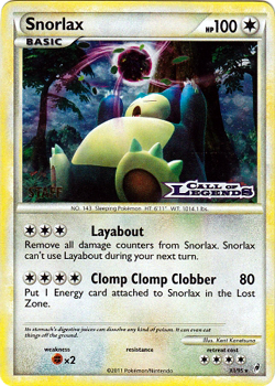 Snorlax 33/95 PreRelease Promo Pokemon Promo Cards