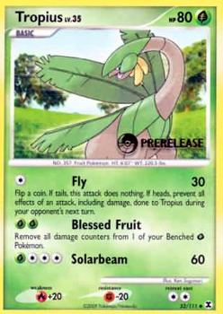 Tropius (Pre-Release) - 52/111 - Uncommon - Pokemon Promo Cards