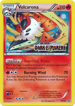 Volcarona BW40 Holo Pre-Release Promo Black & White Promos Pokemon Promo Cards