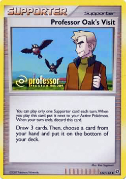 Professor Oak's Visit 122/132 Promo (Professor Program 2008-2009)