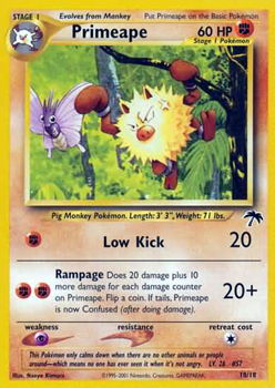 Primeape 18/18 Common Southern Islands Promo