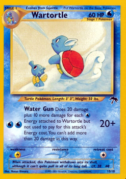 Wartortle 15/18 Common Southern Islands Promo