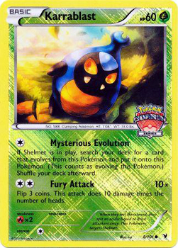 Karrablast 8/101 Pokemon Championship Series Promo