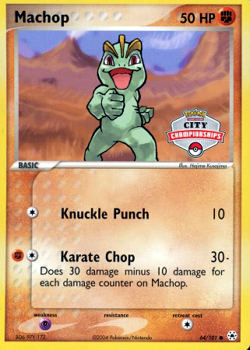 Machop 64/101 City Championships