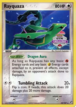 Rayquaza 22/107 Gym Challenge Rare